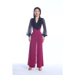 MK570 Women’s Ballroom Wide-Leg Pants