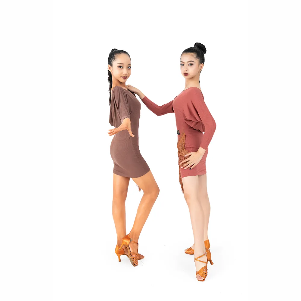 HSY205-2 Girls’ Latin Practice Dress (With Bra Pads, No Briefs)